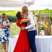 Hochzeitskuss in den Gabrissen